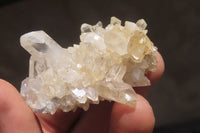 Natural Clear Quartz Crystal Clusters x 35 From Madagascar