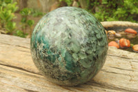 Polished Emeralds Mica Sphere x 1 From Zimbabwe