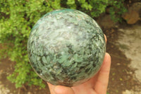 Polished Emeralds Mica Sphere x 1 From Zimbabwe