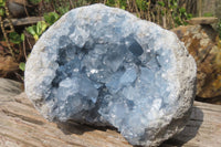 Natural Blue Celestite Geode Specimen x 1 From Sakoany, Madagascar