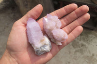 Natural Ametrine Spirit Quartz Clusters x 12 From Boekenhouthoek, South Africa