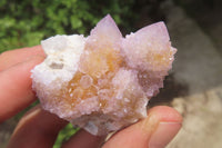 Natural Ametrine Spirit Quartz Clusters x 12 From Boekenhouthoek, South Africa