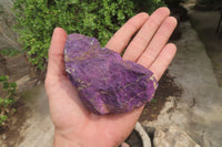 Natural Metallic Purpurite Cobbed Specimens x 6 From Erongo, Namibia