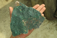 Natural Crystalline Malachite Specimens x 2 From Kasompe, Congo