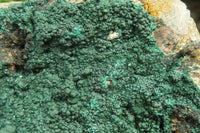 Natural Crystalline Malachite Specimens x 2 From Kasompe, Congo