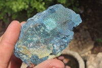 Natural Shattuckite Matrix Cobbed Specimens x 7 From Namibia