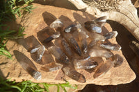 Natural Smokey Quartz Crystals x 20 From Zomba, Malawi