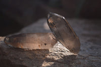 Natural Smokey Quartz Crystals x 20 From Zomba, Malawi