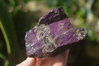 Natural Metallic Purpurite Cobbed Specimens x 6 From Erongo, Namibia