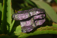 Natural Metallic Purpurite Cobbed Specimens x 6 From Erongo, Namibia