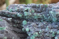 Natural Ball Malachite On Quartz Matrix Specimen x 1 From Kambove, Congo