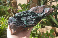 Natural Ball Malachite On Quartz Matrix Specimen x 1 From Kambove, Congo