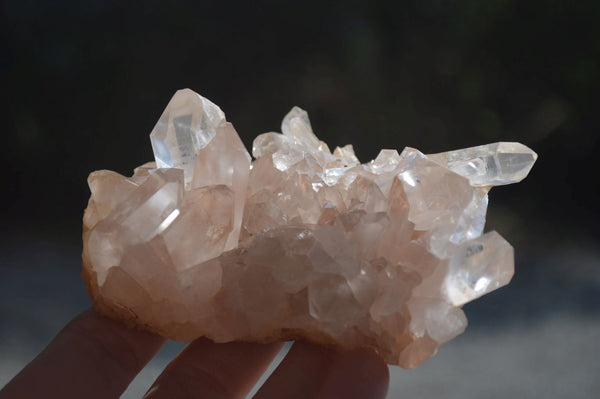 Natural Mixed Quartz Clusters x 6 From Madagascar