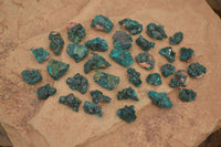 Natural Dioptase On Dolomite Specimens x 35 From Likasi, Congo