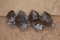 Natural Smokey Quartz Crystals x 35 From Zomba, Malawi