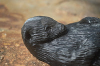 Hand Made Animal Stone Carvings x 2 From Zimbabwe