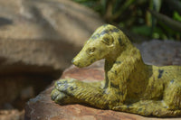 Hand Made Animal Stone Carvings x 2 From Zimbabwe