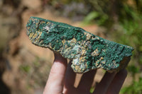 Natural Botryoidal Malachite Specimens x 2 From Tenke Fungurume, Congo