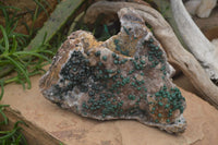 Natural Ball Malachite On Quartz Matrix Specimen x 1 From Kambove, Congo