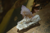 Natural Amethyst Spirit Quartz Clusters x 12 From Boekenhouthoek, South Africa