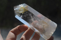 Polished Smokey Quartz Crystal Points x 4 From Madagascar