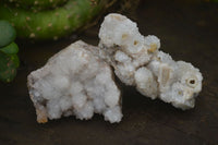 Natural Drusy Mountain Quartz Specimens x 15 From Alberts Mountain, Lesotho