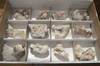 Natural Drusy Mountain Quartz Specimens x 15 From Alberts Mountain, Lesotho