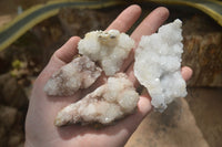 Natural Drusy Mountain Quartz Specimens x 15 From Alberts Mountain, Lesotho