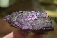 Natural Metallic Purpurite Cobbed Specimens x 12 From Erongo, Namibia