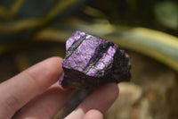 Natural Metallic Purpurite Cobbed Specimens x 12 From Erongo, Namibia