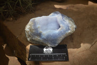 Natural Blue Lace Agate Geode Specimens x 2 From Nsanje, Malawi