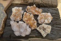 Natural Spirit Quartz Clusters x 6 From Boekenhouthoek, South Africa