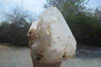 Polished Cascading Quartz Crystal x 1 From Madagascar