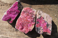 Natural Salrose Cobaltion Dolomite Specimens x 12 From Kakanda, Congo