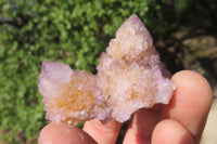 Natural Amethyst Spirit Quartz Clusters x 20 From Boekenhouthoek, South Africa