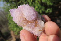 Natural Amethyst Spirit Quartz Clusters x 20 From Boekenhouthoek, South Africa