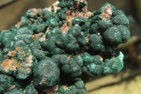 Natural Ball Malachite On Quartz Matrix Specimen x 1 From Kambove, Congo