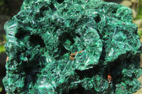 Natural Silky Malachite Specimen x 1 From Kasompe, Congo