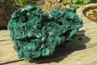 Natural Silky Malachite Specimen x 1 From Kasompe, Congo