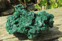 Natural Silky Malachite Specimen x 1 From Kasompe, Congo