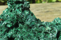 Natural Silky Malachite Specimen x 1 From Kasompe, Congo