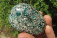 Polished Rare Emerald Mica In Matrix Free Forms x 12 From Mutoko, Zimbabwe