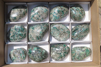 Polished Rare Emerald Mica In Matrix Free Forms x 12 From Mutoko, Zimbabwe