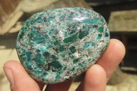 Polished Rare Emerald Mica In Matrix Free Forms x 12 From Mutoko, Zimbabwe