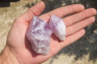 Natural Jacaranda Amethyst Crystals x 12 From Zambia