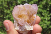 Natural Ametrine Spirit Quartz Clusters x 12 From Boekenhouthoek, South Africa