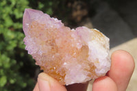 Natural Ametrine Spirit Quartz Clusters x 12 From Boekenhouthoek, South Africa