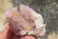 Natural Ametrine Spirit Quartz Clusters x 12 From Boekenhouthoek, South Africa