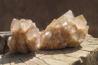 Natural Cascading Quartz Clusters x 6 From Luena, Congo