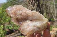 Natural Cascading Quartz Clusters x 6 From Luena, Congo